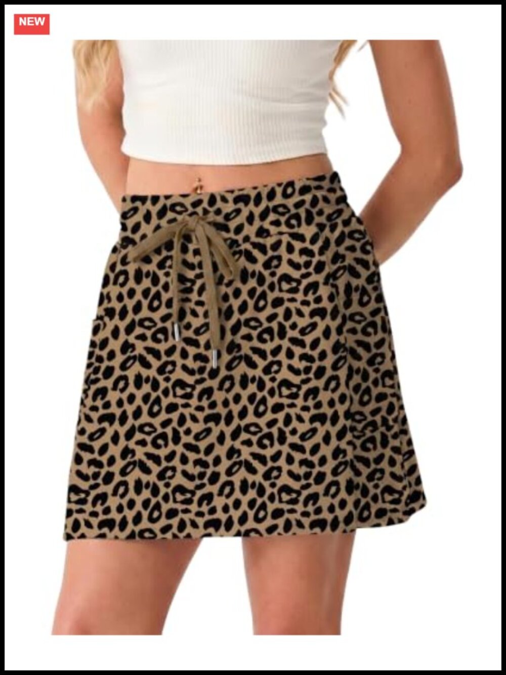 Women's Active Skort with 4 Pockets Built-in Shorts Tennis Golf